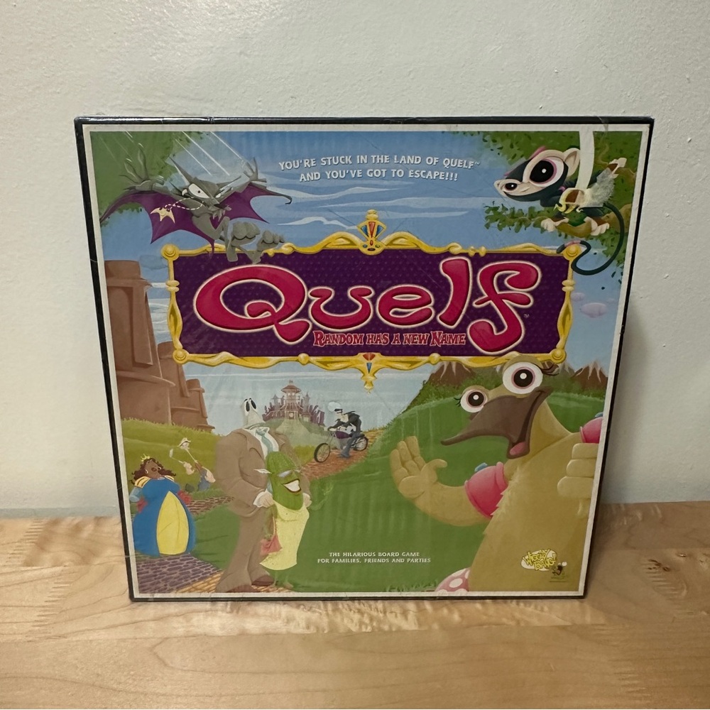Quelf Board Game Random Has a New Name Family Party Game NEW Sealed